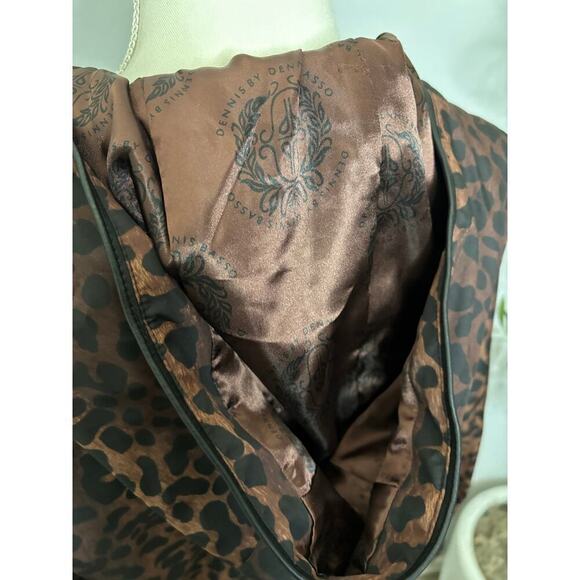 Leopard Print Rain Coat by Dennis Basso - Picture 9 of 10